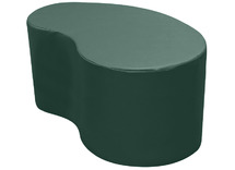 Bank - Niervormige Poef - 110 Cm Zh 45Cm - Boltaflex - jade - per stuk