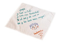 Textiel - Zakdoek Gebleekt - 28X28 Cm - P/St