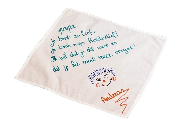 Textiel - Zakdoek Gebleekt - 28x28 Cm - P/st