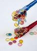 Speelset - Shaw Magnets Magnetic Wands & Chips Set - magnetisme - magnetische schijfjes - set van 102