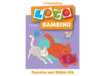 Loco - Bambino - Personages - puzzelen met dikkie dik - 3 tot 5 jaar - per stuk