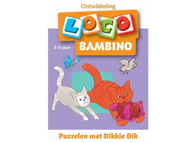Loco - Bambino - Personages - Puzzelen Met Dikkie Dik - 3 Tot 5 Jaar - Per Stuk