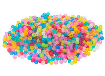 Kralen - kunststof - Playbox - Kongokralen - frosted - set van 1000