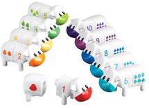 Spel - telspel - Learning Resources Snap-n-Learn Counting Cows - rekenen - koeien - per spel