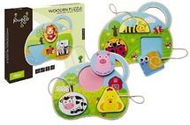 Puzzels - Dierenvormpuzzels Set/3