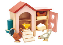 Poppenhuis - Tender Leaf - Kippenren Met Toebehoren - per set
