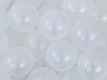 Ballen - 8 cm - kunststof - ballenbad - transparant - set van 250