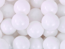 Ballen - 8 cm - kunststof - ballenbad - wit - set van 250