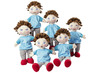 Emoties - poppen set van 6