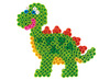Strijkkralen - XL - pinborden - dinosaurus - set van 5