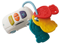 Eerste speelgoed - Bo Jungle - Musical Car Keys 12M+ - auto met autosleutels - per stuk