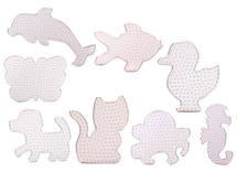 Strijkkralen - midi - pinborden - dieren - set van 8