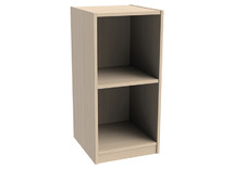 Kast - Cube - 2Vak Kast - beuk - per stuk