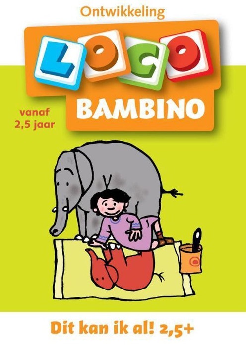 Loco - Bambino - Ontwikkelingsspelletjes - 2 Tot 5 Jaar - Dit Kan Ik Al 2,5+ - Per Stuk