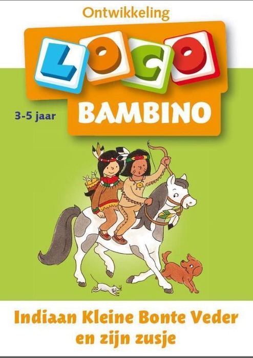 Loco - Bambino - Ontwikkelingsspelletjes - 3 Tot 5 Jaar - Indiaan Kleine B.veder Zijn Zusje - Per Stuk