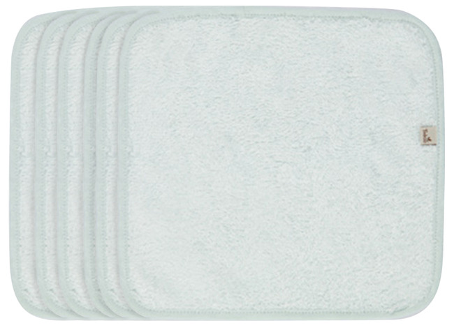 Doekjes - Timboo - Herbruikbare Mond- En Billendoekjes - Riviera Blue - Set Van 6