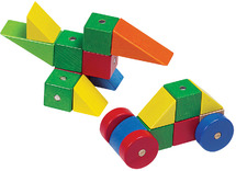 Blokken - Magnetisch - Gekleurd - Ass/24