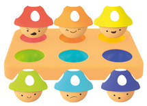 Kleur en vorm - Sassy - Mischievous Matching Mushrooms - sorteer paddenstoelen - emoties - per set