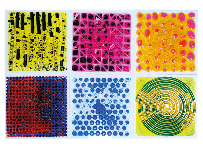 Vloertegels - Sensorische Gelmat - Voelpad - Set Van 6 Assorti