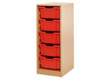 Kast - Basic - Keuzekast - Diep - 1-Kolom - 46 cm - aantal compartimenten 1 - beuk - per stuk