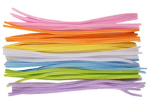 Chenille - pastel - set van 50