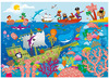 Puzzel - detectieve puzzel - Ludattica - zee - 24 stukjes - met vergrootglas - per stuk