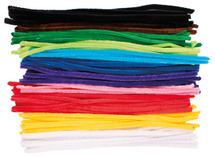 Chenille - dik - 50 cm - klasset - set van 100