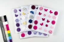 Textiel - Bloemen - Zelfklevend - Ass/112