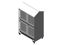 Bed-Buitenbed Dubbel Met Deuren