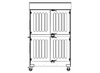 Bed-Buitenbed Dubbel Met Deuren