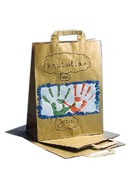 Zak - Papier - Met Handvat - 32 X 42 X 14 Cm - Per 25 - Per Kleur
