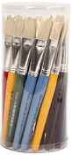 Penselen - plat - voordeelpakket - set van 30