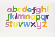 Taal - regenboog letters