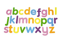 Taal - tickit - regenboog letters