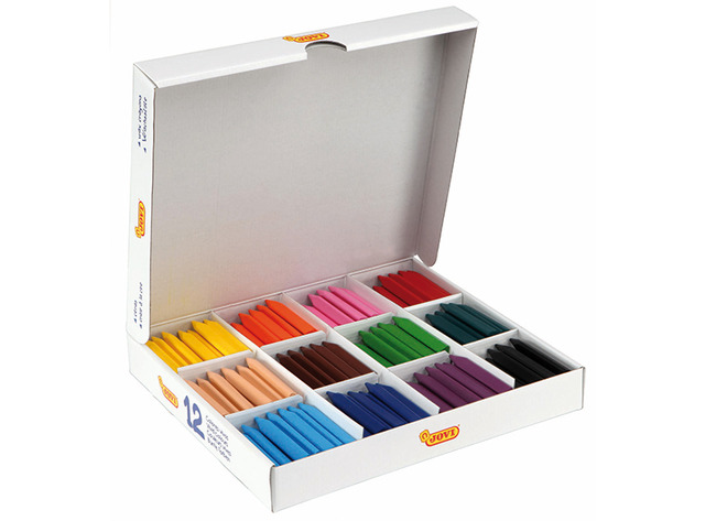 Waskrijt - Jovi Triwar - Driehoekig - Voordeelpakket - Set Van 300 Assorti