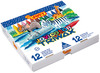 Waskrijt - Jovi Triwar - driehoekig - voordeelpakket - set van 300 assorti