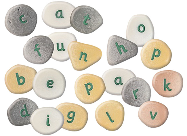 Taalspellen - Yellowdoor - Letterstenen, Kleine Letters