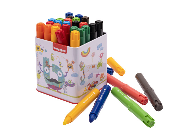 Stiften - Kleurstiften - Bruynzeel Big Point - Dik - Set Van 30 Assorti