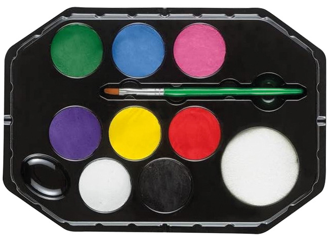 Schmink - Palet - Regenboog - 8 Kleuren Assorti