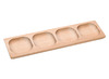 Taalspellen - Yellow Door 4-Pebble Word-building Tray - woordopbouwer - 4-vakssorterschaal - per stuk