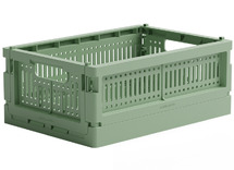 Opbergen - Made crates mini - per stuk - bean green - leverbaar in 20 kleuren