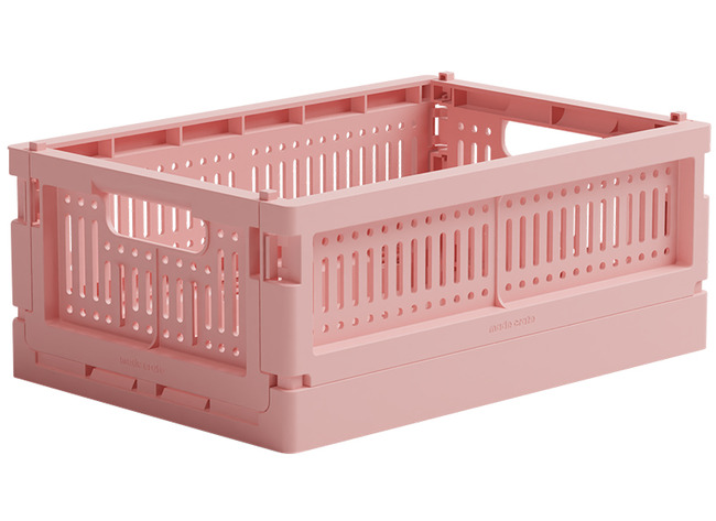 Opbergen - Made Crates Mini - Per Stuk - Candyfloss Pink - Leverbaar In 20 Kleuren