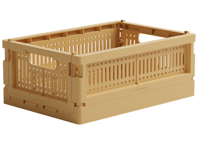 Opbergen - Made Crates Mini - Per Stuk - Fudge - Leverbaar In 20 Kleuren
