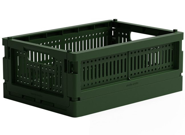 Opbergen - Made Crates Mini - Per Stuk - Racing Green - Leverbaar In 20 Kleuren