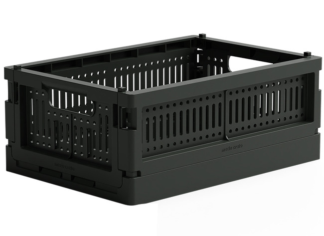 Opbergen - Made Crates Mini - Per Stuk - Washed Black Sweater - Leverbaar In 20 Kleuren