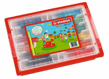 Stiften - kleurstiften - Stabilo Trio A-Z - 12 x 12 kl - voordeelpakket - set van 144 assorti