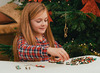 Kralen - hout - Kerst - set van 300