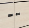 Houten Locker Met Papiergleuf