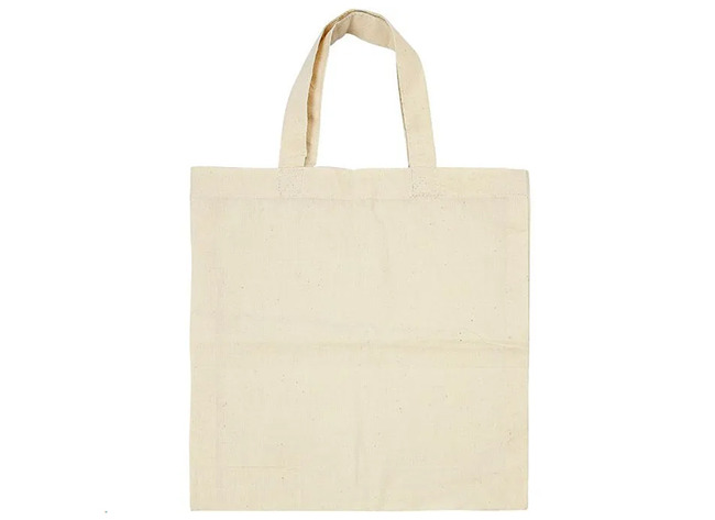 Draagtas - Boodschappentas - Klein - 25 X 28 Cm - Textiel - Blanco - Per Stuk