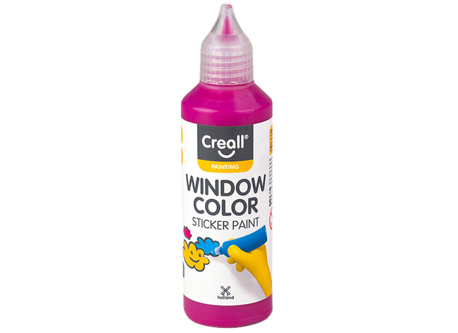Verf - Mucki - Window Color P/kl. - Rose - Per Stuk